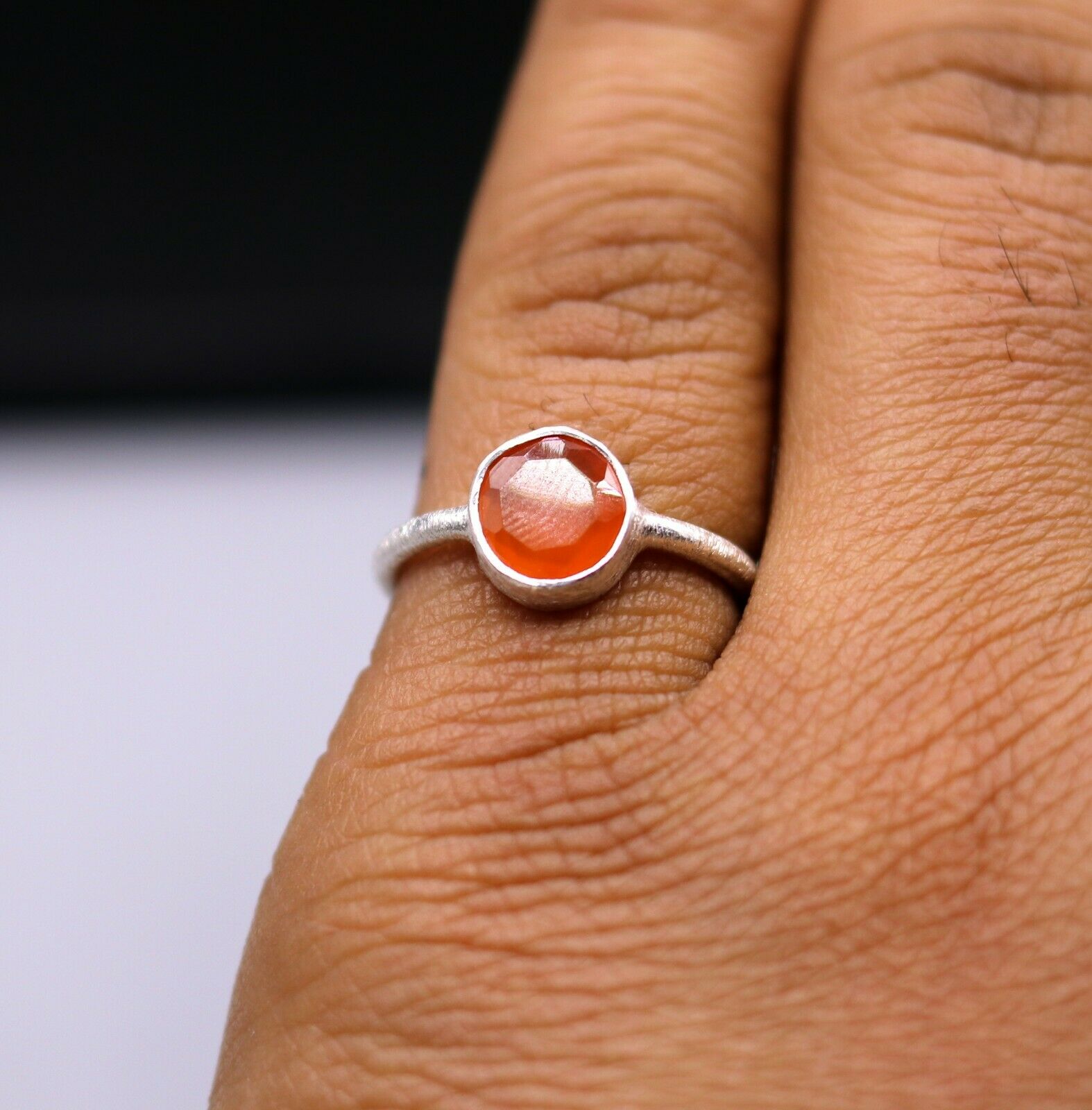 FABULOUS 925 STERLING SILVER HANDMADE ANNIVERSARY WEDDING RING BAND GIFTS sr106 - TRIBAL ORNAMENTS