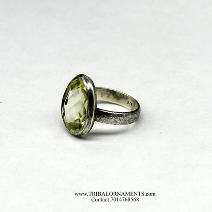 Fabulous Labradorite unisex ring with antique 925 solid silver band, tribal ornament design, jewelry gift, tribal ornaments brand