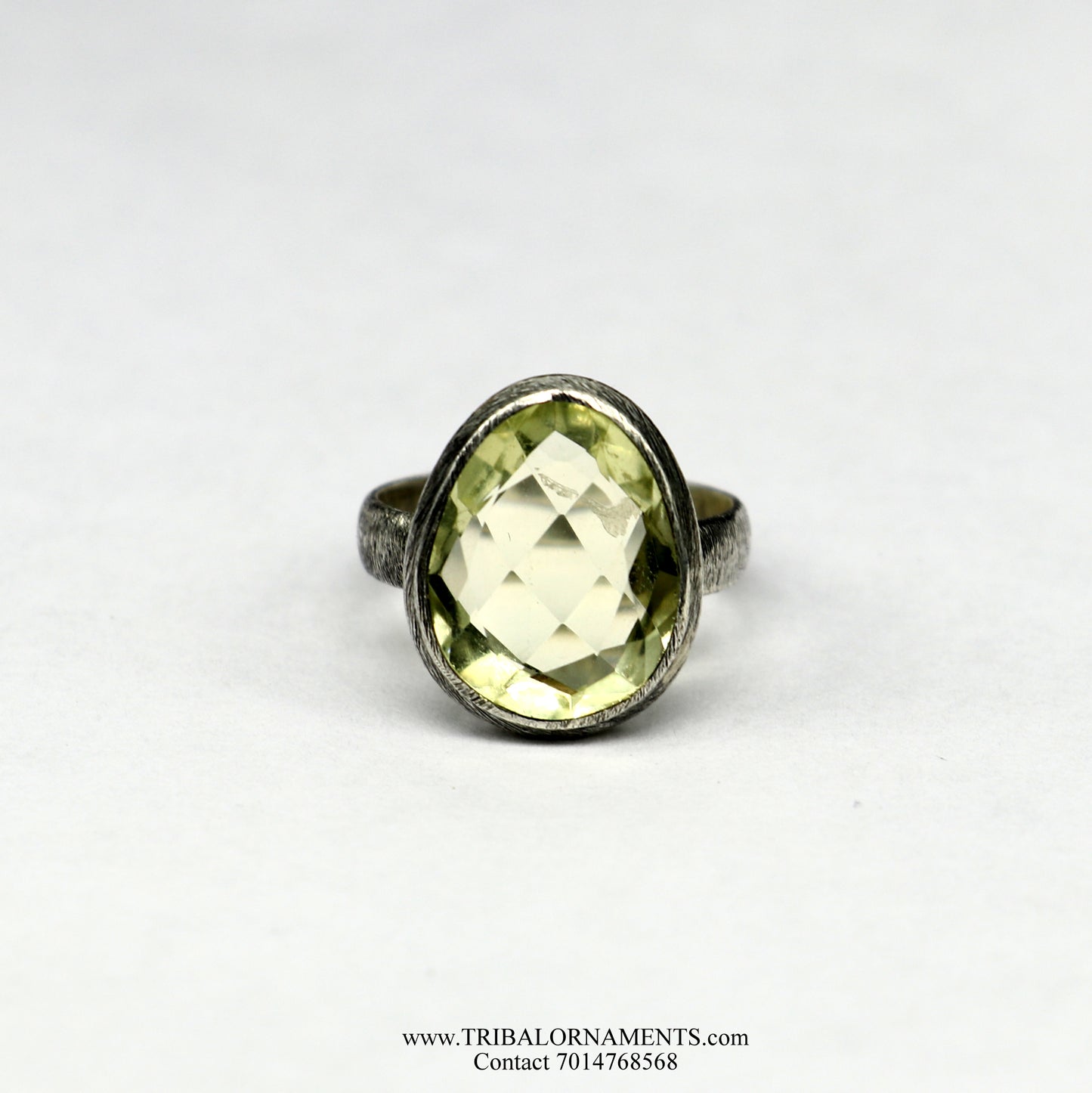 FABULOUS LABRADORITE 925 SOLID SILVER UNISEX ANTIQUE DESIGN RING BAND GIFT sr295 - TRIBAL ORNAMENTS