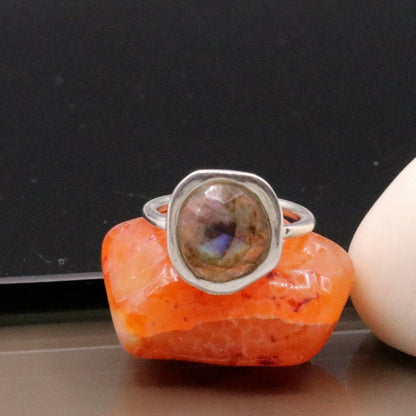 Tribal Ornaments unisex stone ring band, elegant engagement or anniversary gift, showcasing a stylish ring design.