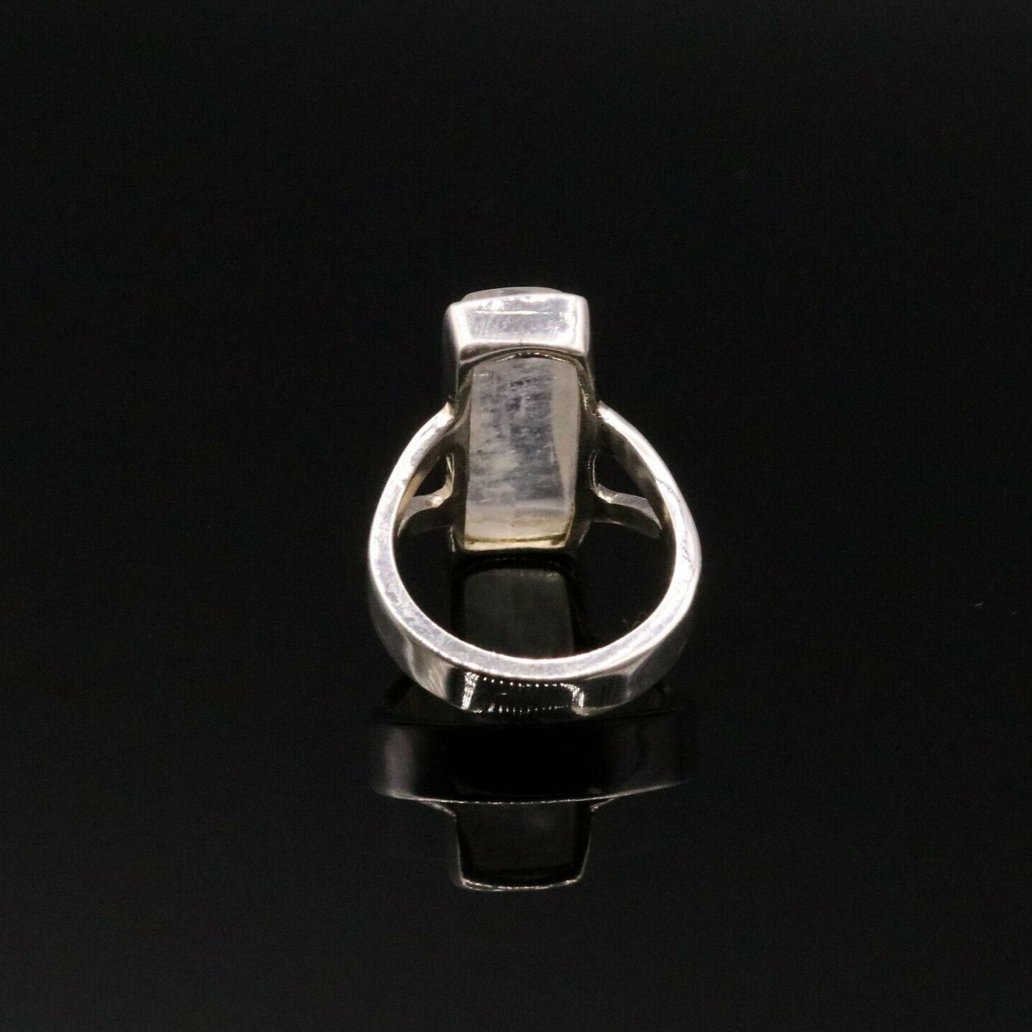 GORGEOUS RAINBOWS MOONSTONE 925 SOLID SILVER RING BAND UNISEX GIFTING sr146 - TRIBAL ORNAMENTS