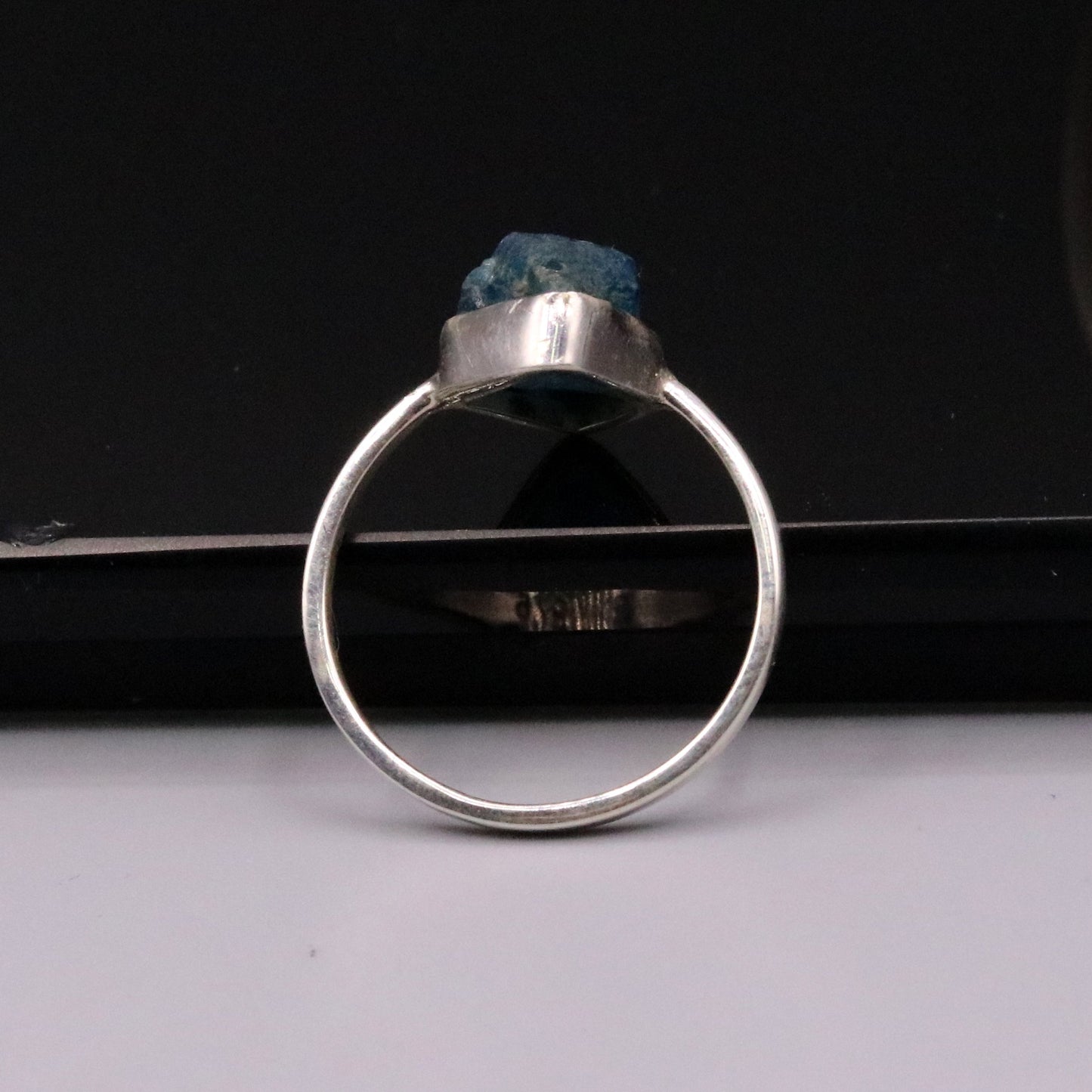 UNCUT ROUGH STONE VINTAGE DESUGNER SOLID 925 STERLING SILVER RING BAND sr160 - TRIBAL ORNAMENTS