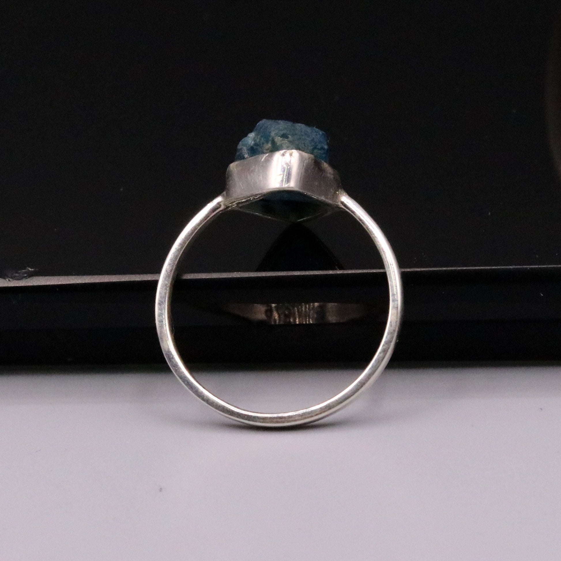 UNCUT ROUGH STONE VINTAGE DESUGNER SOLID 925 STERLING SILVER RING BAND sr160 - TRIBAL ORNAMENTS