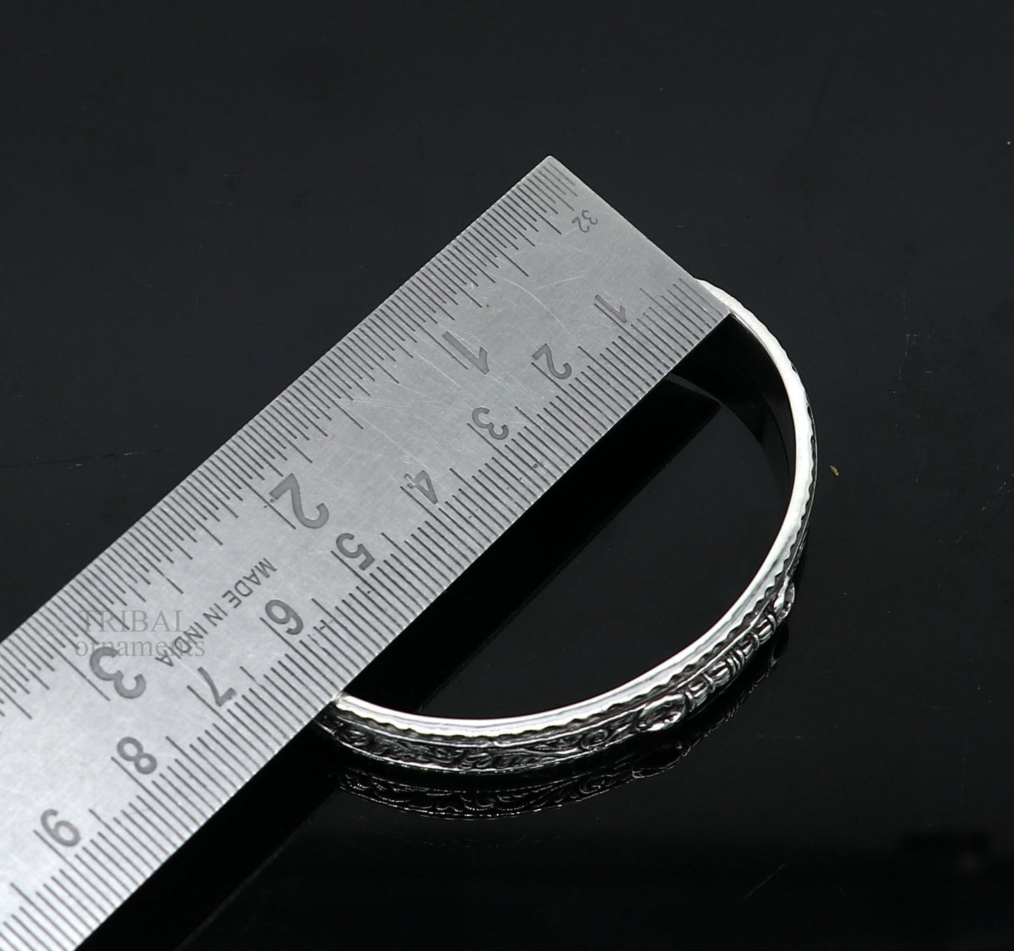 925 sterling silver or Gold polished handmade vintage design Divine Bangle cuff bracelet kada, best unisex tribal gifting jewelry Gcuff115 - TRIBAL ORNAMENTS