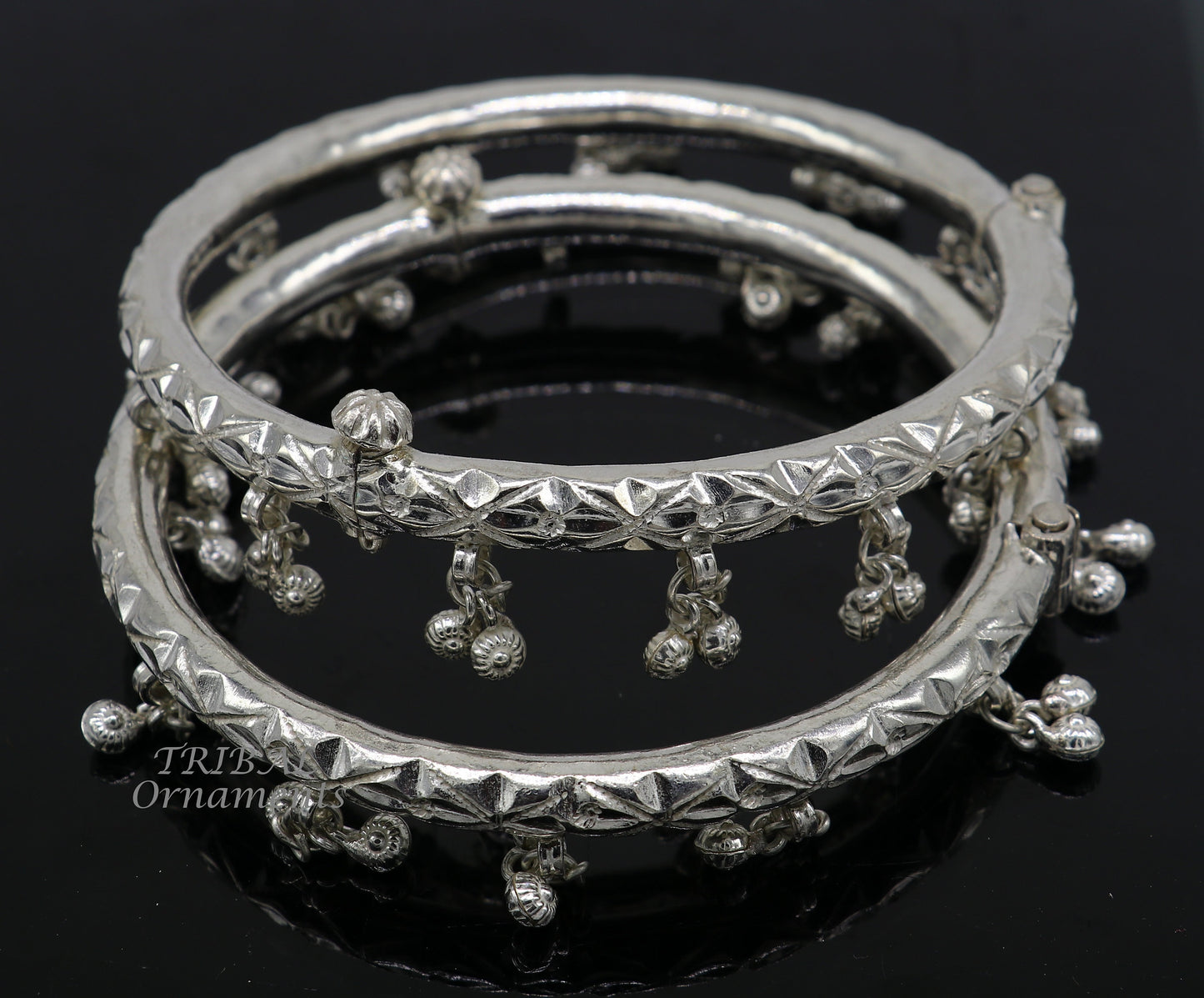 925 sterling silver Vintage design handmade gorgeous cultural foot kada ankle bracelet tribal ethnic silver belly dance jewelry nsfk87 - TRIBAL ORNAMENTS