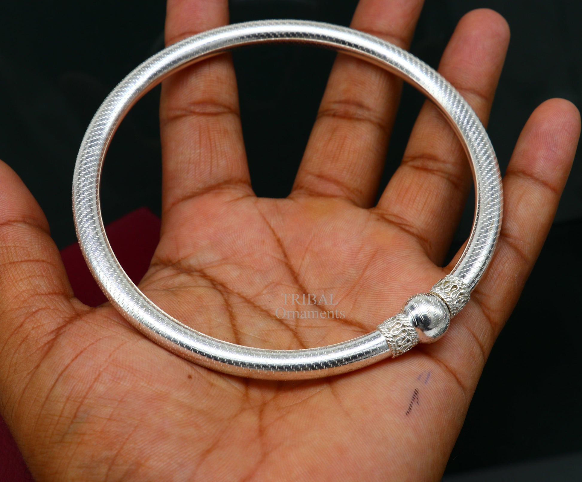 Handmade Vintage antique design Indian traditional silver women's customized foot kada ankle kada hollow bracelet tribal jewelry nsfk50 - TRIBAL ORNAMENTS