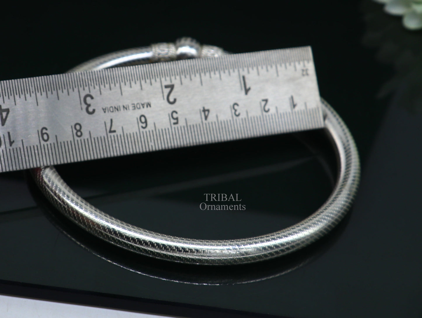 Handmade Vintage antique design Indian traditional silver women's customized foot kada ankle kada hollow bracelet tribal jewelry nsfk50 - TRIBAL ORNAMENTS