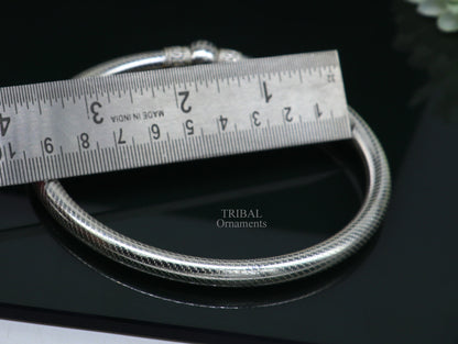 Handmade Vintage antique design Indian traditional silver women's customized foot kada ankle kada hollow bracelet tribal jewelry nsfk50 - TRIBAL ORNAMENTS