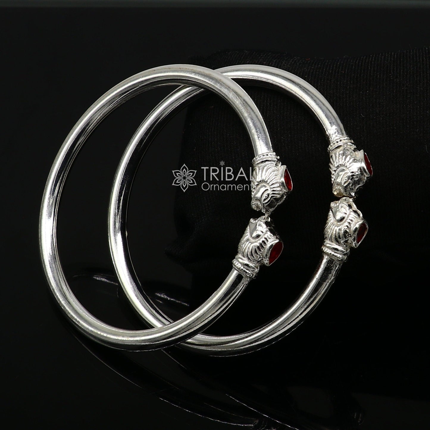 925 sterling silver handmade lion face design cultural trendy kada bracelet for men's and girl's, best delicate Light weight jewelry nsk673 - TRIBAL ORNAMENTS