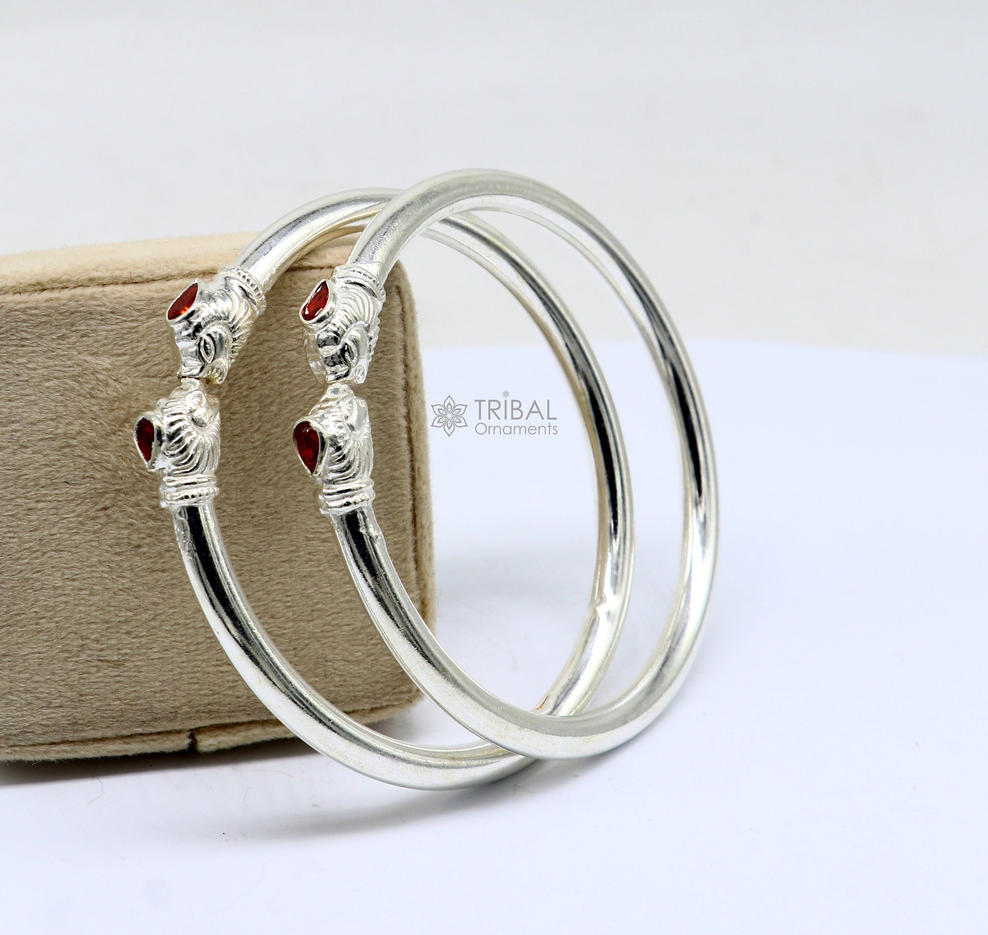 925 sterling silver handmade lion face design cultural trendy kada bracelet for men's and girl's, best delicate Light weight jewelry nsk673 - TRIBAL ORNAMENTS