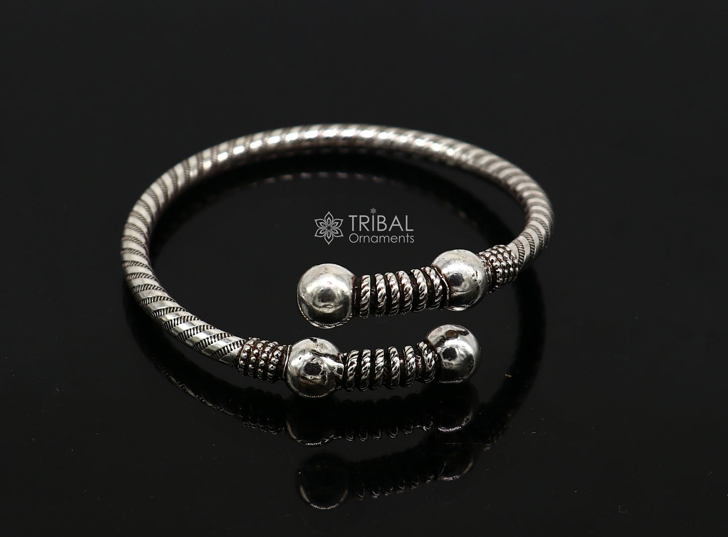 925 sterling silver handmade unique cultural design trendy kada bracelet for men's and girl's, best delicate Light weight jewelry nsk664 - TRIBAL ORNAMENTS