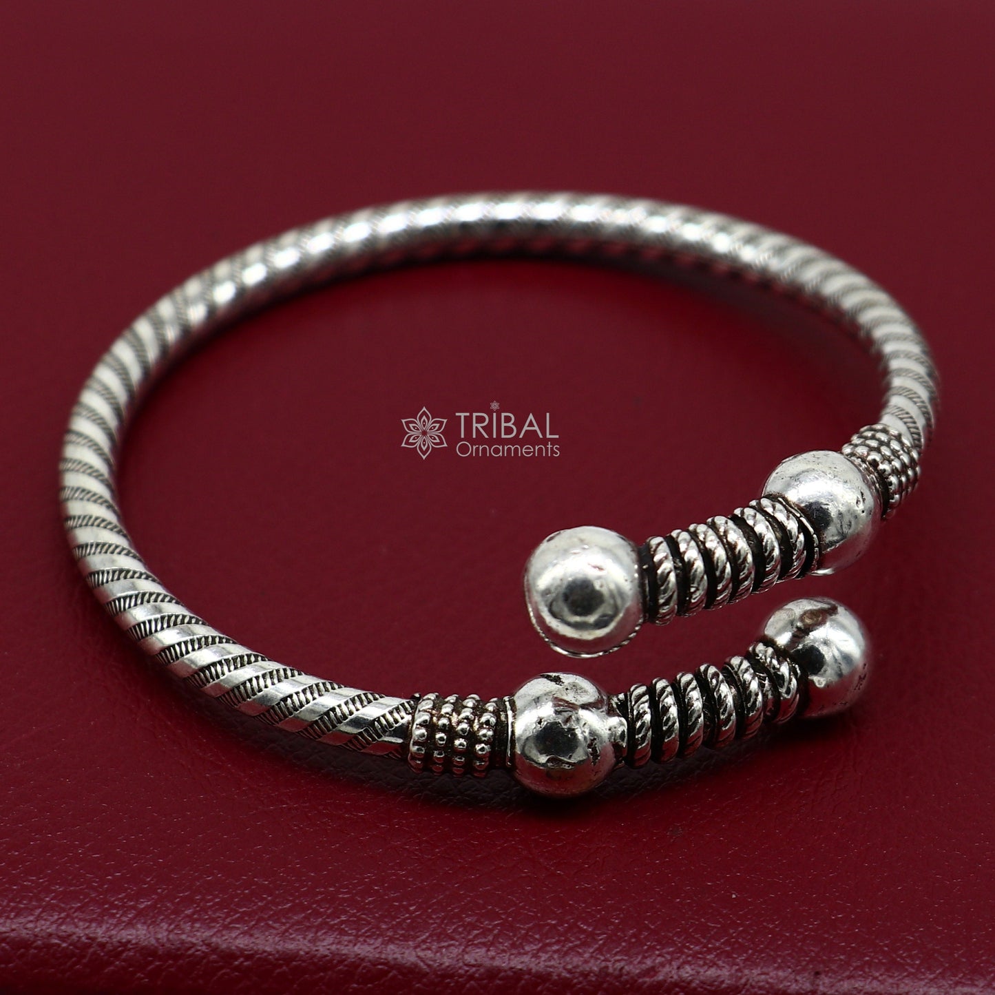 925 sterling silver handmade unique cultural design trendy kada bracelet for men's and girl's, best delicate Light weight jewelry nsk664 - TRIBAL ORNAMENTS