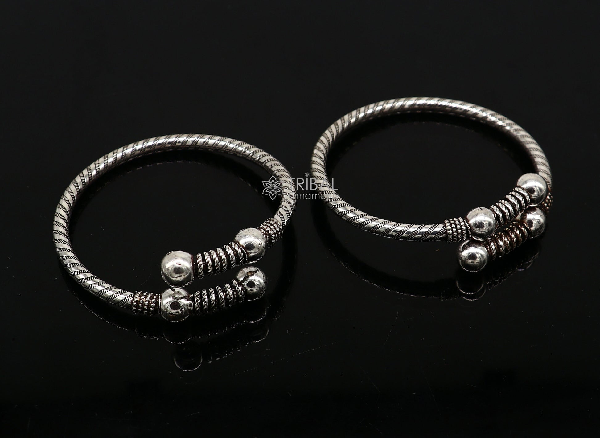925 sterling silver handmade unique cultural design trendy kada bracelet for men's and girl's, best delicate Light weight jewelry nsk664 - TRIBAL ORNAMENTS
