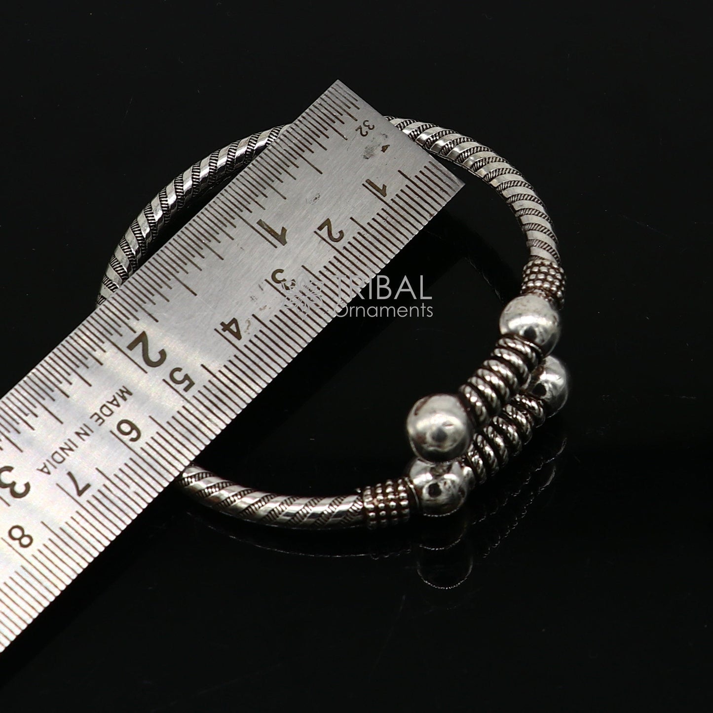 925 sterling silver handmade unique cultural design trendy kada bracelet for men's and girl's, best delicate Light weight jewelry nsk664 - TRIBAL ORNAMENTS