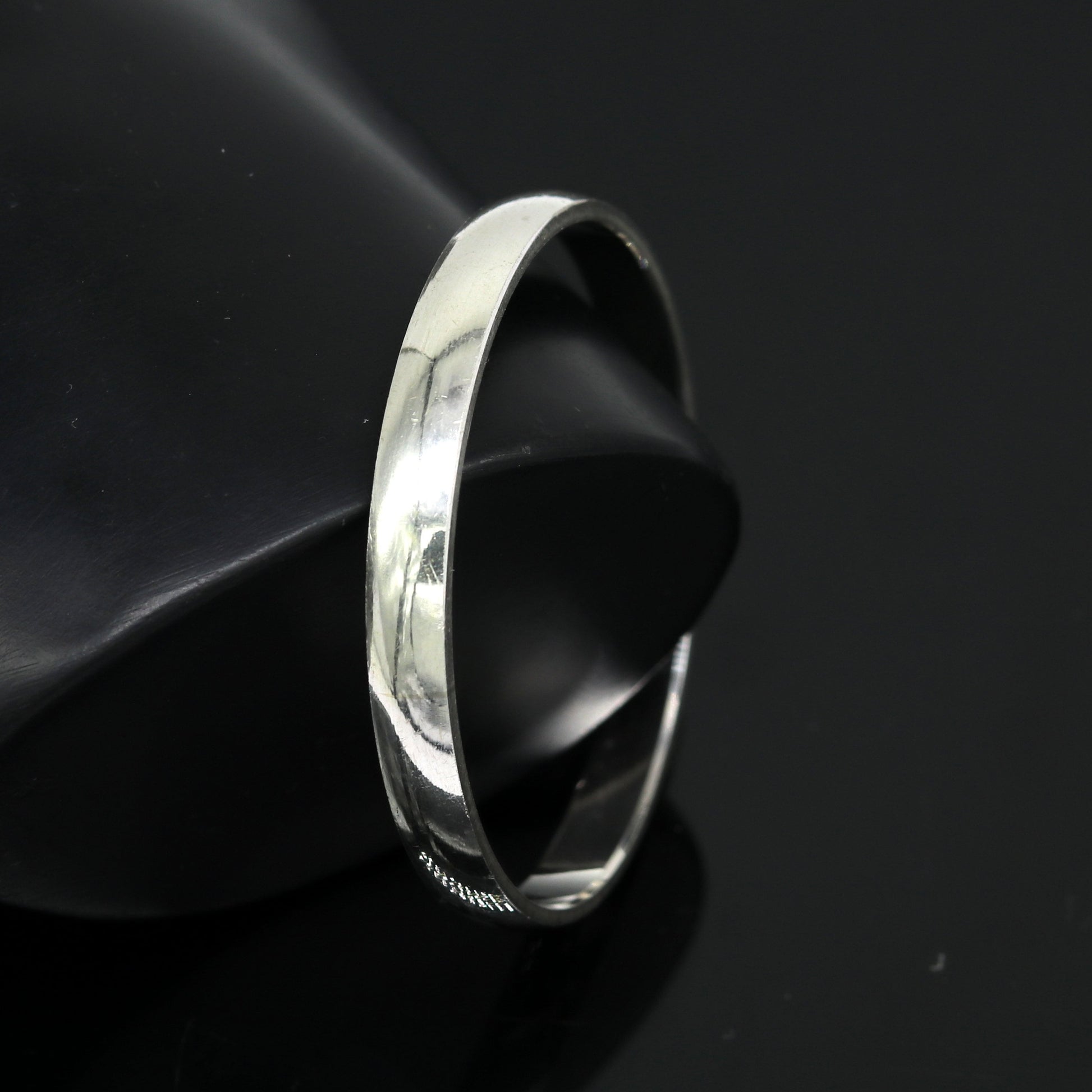 6mm 925 Sterling silver handmade solid kada baby bracelet bangle for unisex, amazing sikha, punjabi kada, solid silver kids jewelry nsk469 - TRIBAL ORNAMENTS