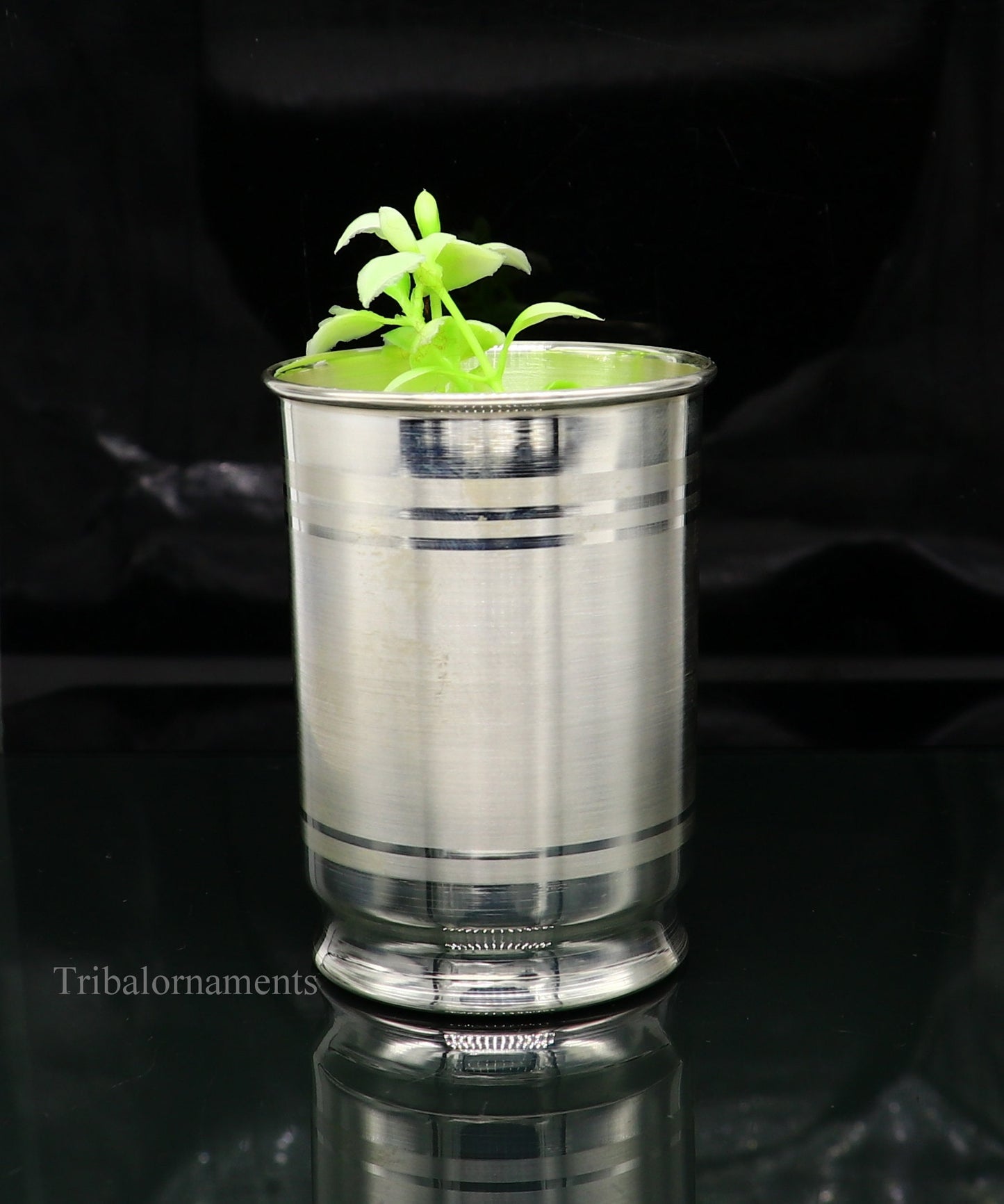 999 fine silver handmade vessels, water/milk Glass tumbler, silver flask, baby kids silver utensils stay healthy water milk glass sv230 - TRIBAL ORNAMENTS