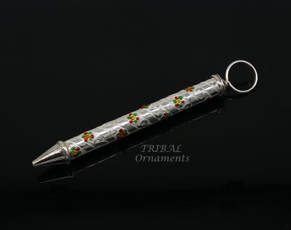 925 sterling silver new trendy Holi special Laddu Gopala colorful water Pichkari and Bucket best gift to Lord Krishna accessories su1010 - TRIBAL ORNAMENTS