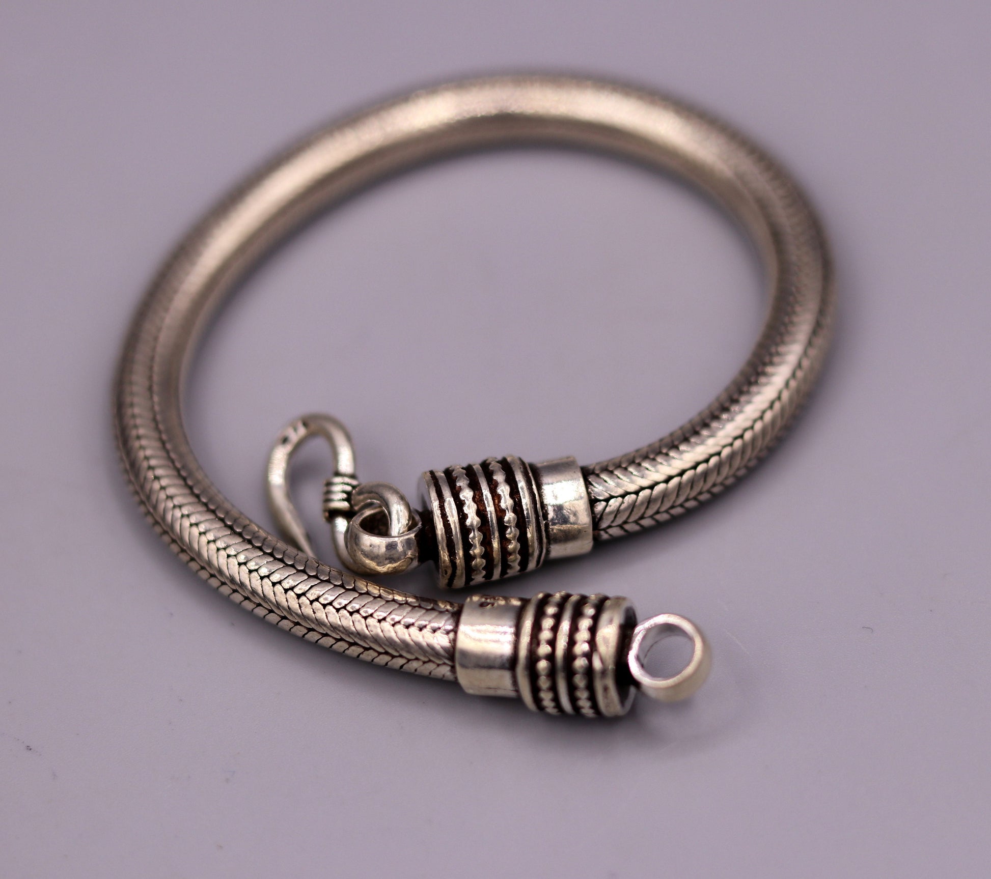 5.5MM Amazing customized vintage style snake chain handmade 925 sterling silver bracelet unisex personalize jewelry sbr385 - TRIBAL ORNAMENTS