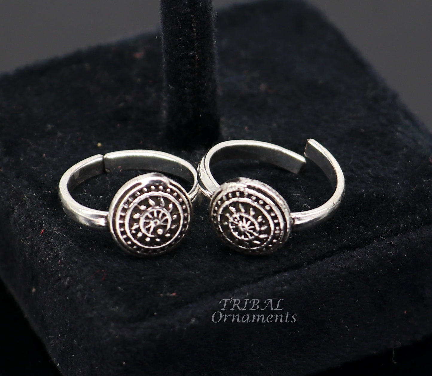 925 sterling silver brides gifting solid adjustable toe ring, best wedding gift or daily use ethnic tribal jewelry ytr60 - TRIBAL ORNAMENTS