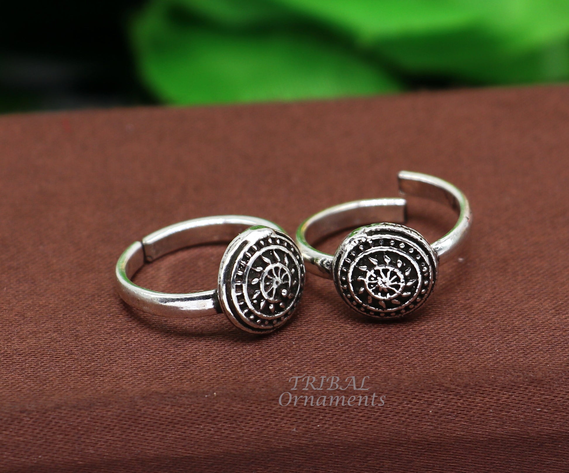 925 sterling silver brides gifting solid adjustable toe ring, best wedding gift or daily use ethnic tribal jewelry ytr60 - TRIBAL ORNAMENTS