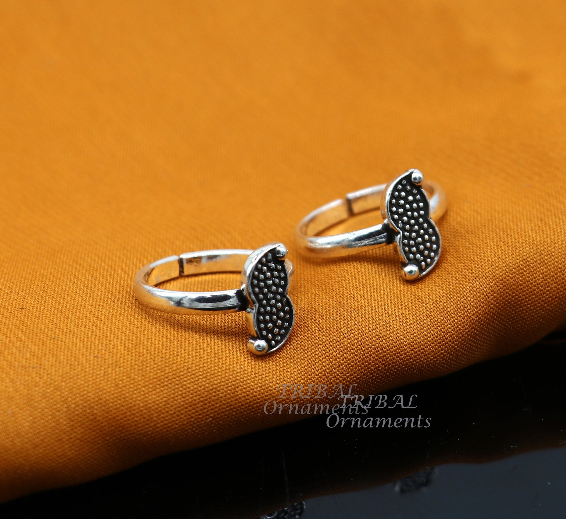 925 sterling silver handmade fabulous design toe ring band tribal belly dance vintage style ethnic tribal brides jewelry ytr67 - TRIBAL ORNAMENTS