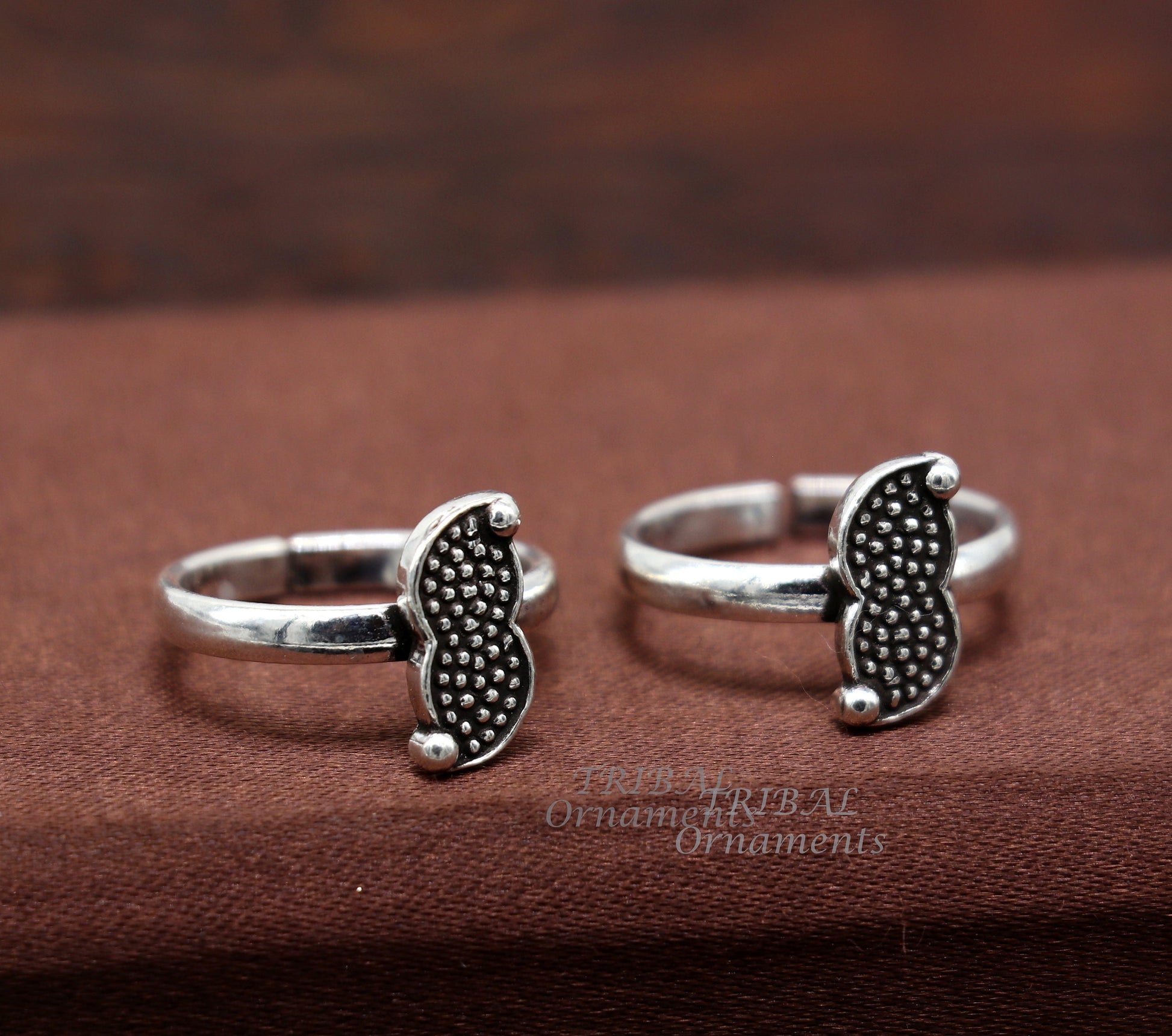 925 sterling silver handmade fabulous design toe ring band tribal belly dance vintage style ethnic tribal brides jewelry ytr67 - TRIBAL ORNAMENTS