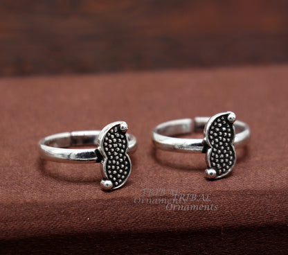 925 sterling silver handmade fabulous design toe ring band tribal belly dance vintage style ethnic tribal brides jewelry ytr67 - TRIBAL ORNAMENTS