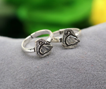 925 sterling silver handmade unique classical design vintage tribal ethnic toe ring best brides gifting jewelry ytr74 - TRIBAL ORNAMENTS