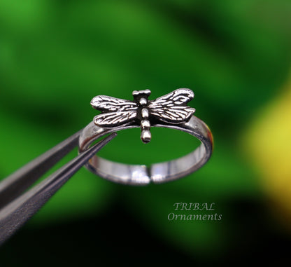 925 sterling silver handmade fabulous butterfly design toe ring band tribal belly dance vintage style ethnic jewelry ytr39 - TRIBAL ORNAMENTS